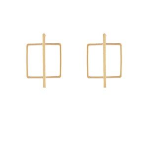 Square & Bar Earrings